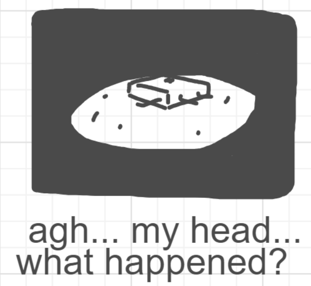 A panel from Murder On The What, episode six of the Board Boards object show by Furretwalk/WalkingFurret.