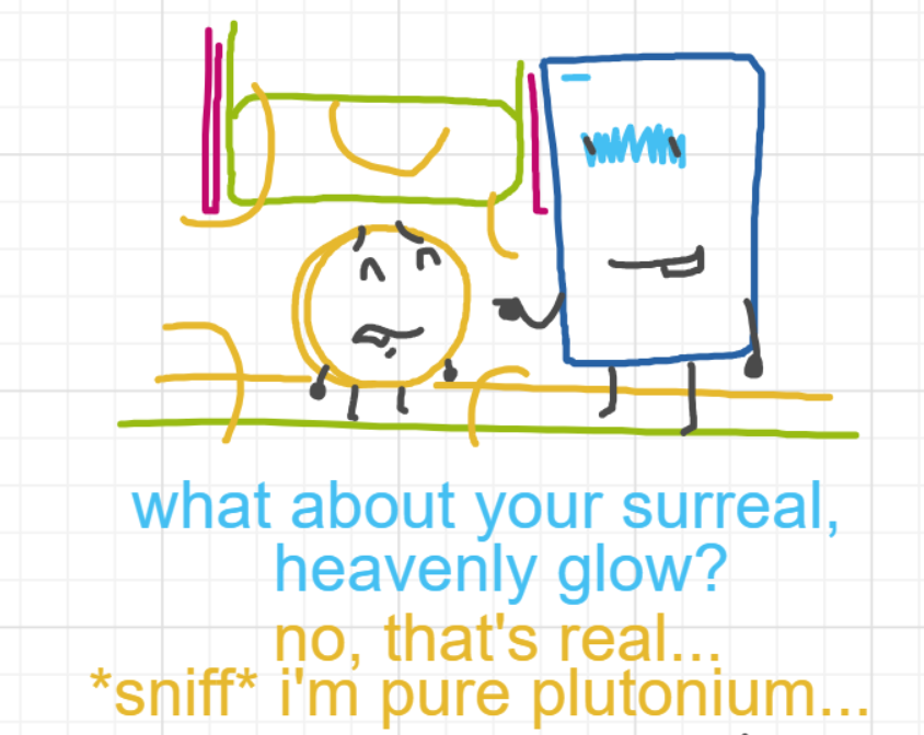 A panel from Murder On The What, episode six of the Board Boards object show by Furretwalk/WalkingFurret.