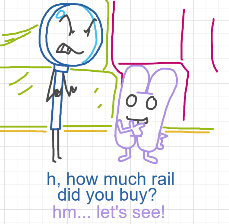 A panel from Murder On The What, episode six of the Board Boards object show by Furretwalk/WalkingFurret.