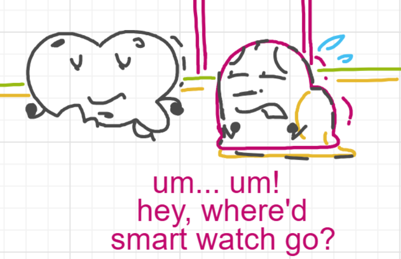 A panel from Murder On The What, episode six of the Board Boards object show by Furretwalk/WalkingFurret.