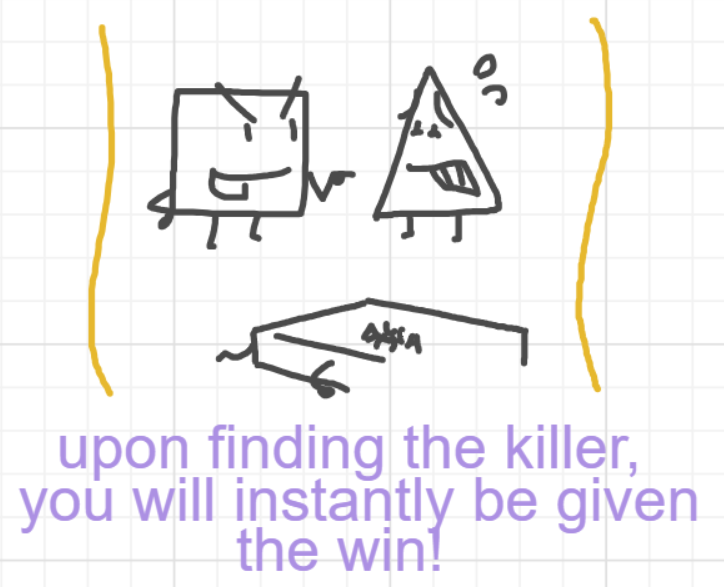 A panel from Murder On The What, episode six of the Board Boards object show by Furretwalk/WalkingFurret.