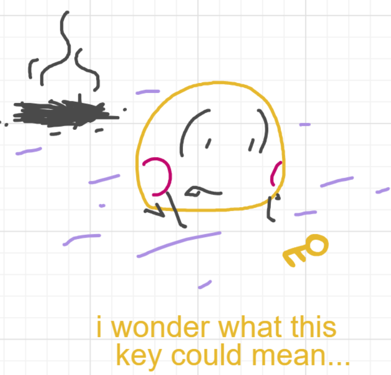 A panel from Murder On The What, episode six of the Board Boards object show by Furretwalk/WalkingFurret.