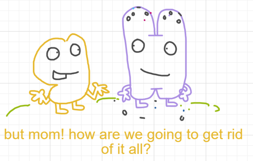 A panel from Ready Oar Knot, episode three of the Board Boards object show by Furretwalk/WalkingFurret.