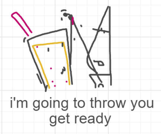 A panel from Running Duos, episode four of the Board Boards object show by Furretwalk/WalkingFurret.