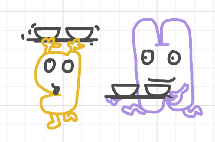 A panel from What's The Point, episode five of the Board Boards object show by Furretwalk/WalkingFurret.