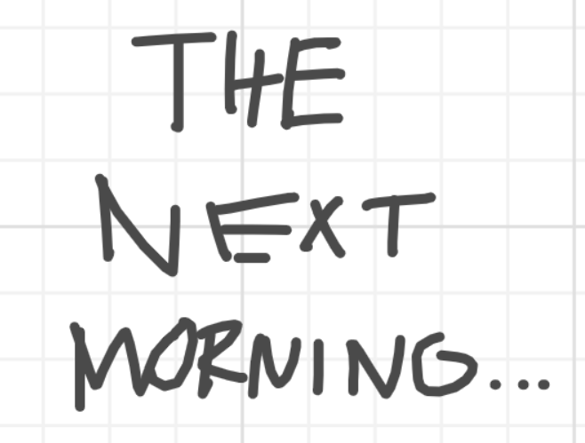 A panel from What's The Point, episode five of the Board Boards object show by Furretwalk/WalkingFurret.