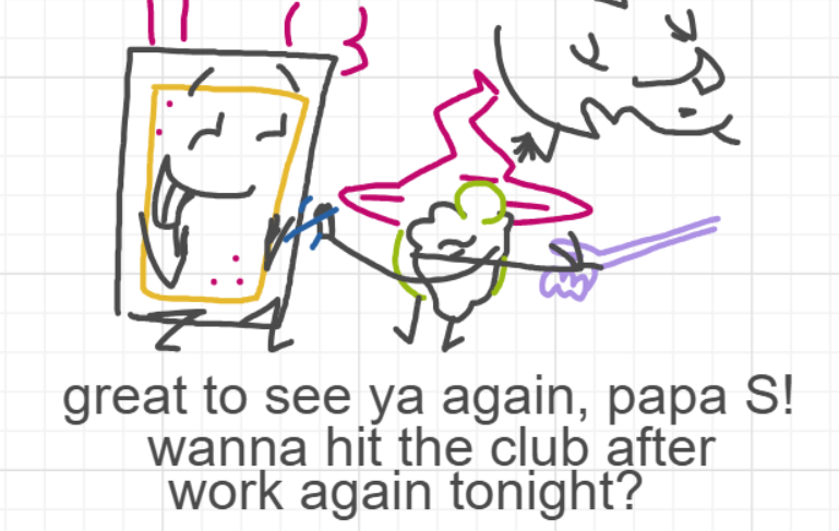 A panel from the LOST EPISODE of BOARD BOARDS...