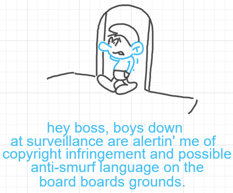 A panel from the LOST EPISODE of BOARD BOARDS...